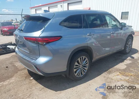 2021 Toyota Highlander Hybrid Platinum из США, поврежденный, VIN 5TDEBRCH5MS019667